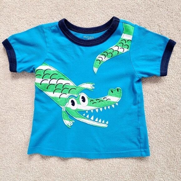 LOT 2 Boys Short Sleeve T-Shirts & Onesie 18-24 months - Picture 3 of 10